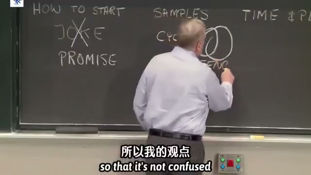 Patrick Winston drawing examples and nonexamples around an arch